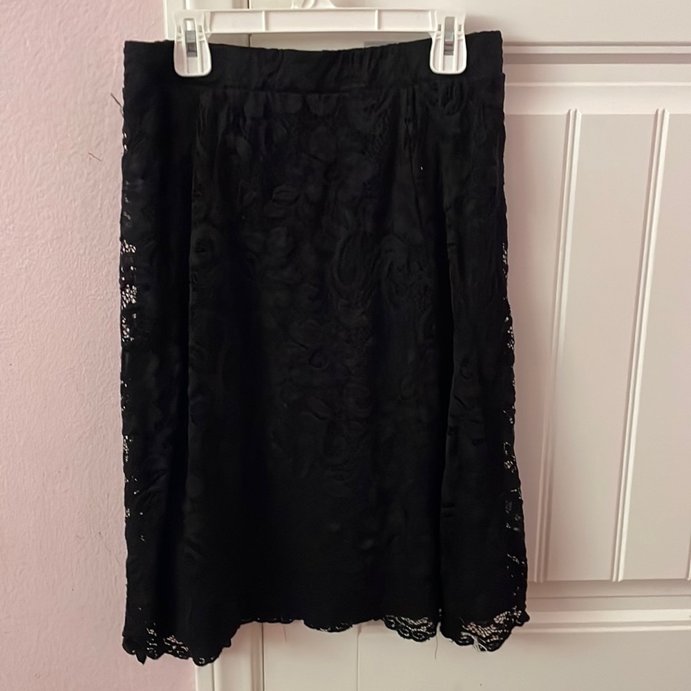 Olivia Blue, black skirt in size small
